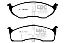 Load image into Gallery viewer, EBC 99-04 Chrysler 300M 3.5 Greenstuff Front Brake Pads