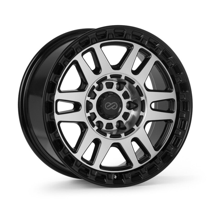 Enkei Trail-Tracker 17x8.5 / 6x139.7 BP / ET0 / 106.1mm Bore - Matte Black Machined Wheel