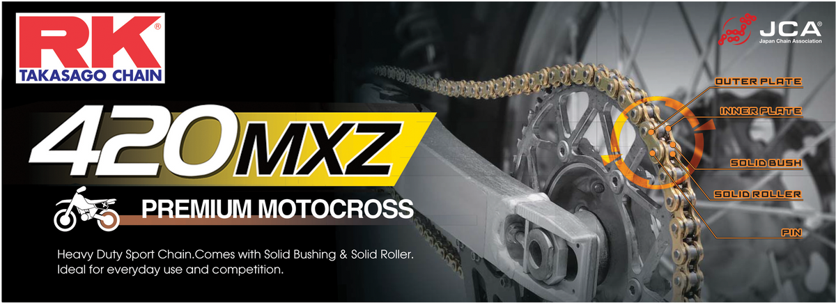 RK Excel 420MXZ Drive Chain 420 X 120 (420MXZ-120)