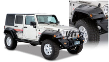 Cargar imagen en el visor de la galería, Bushwacker 07-18 Jeep Wrangler Max Pocket Style Flares 2pc Extended Coverage - Black