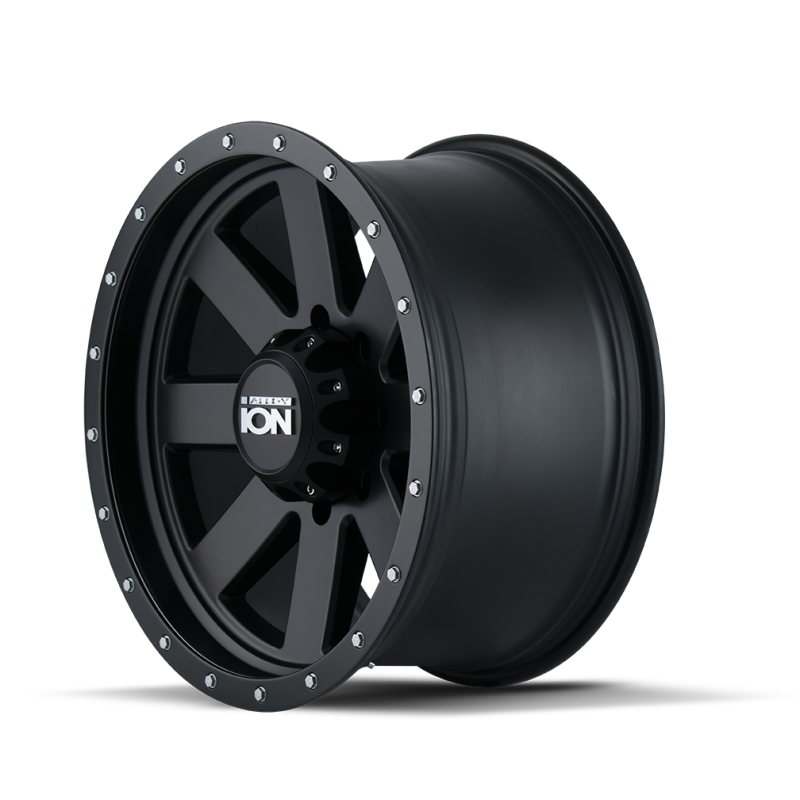 ION Type 134 20x9 / 6x139.7 BP / 0mm Offset / 106mm Hub Matte Black/Black Beadlock Wheel