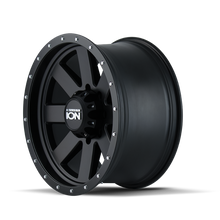 Load image into Gallery viewer, ION Type 134 18x10 / 5x127 BP / -19mm Offset / 83.82mm Hub Matte Gunmetal/Black Beadlock Wheel