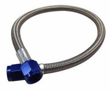 Cargar imagen en el visor de la galería, Fragola -4AN Hose Assembly Straight x Straight 36in Blue Nuts Nitrous Supply Line (3 Feet)