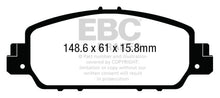 Cargar imagen en el visor de la galería, EBC 13+ Honda Accord Coupe 2.4 EX Greenstuff Front Brake Pads