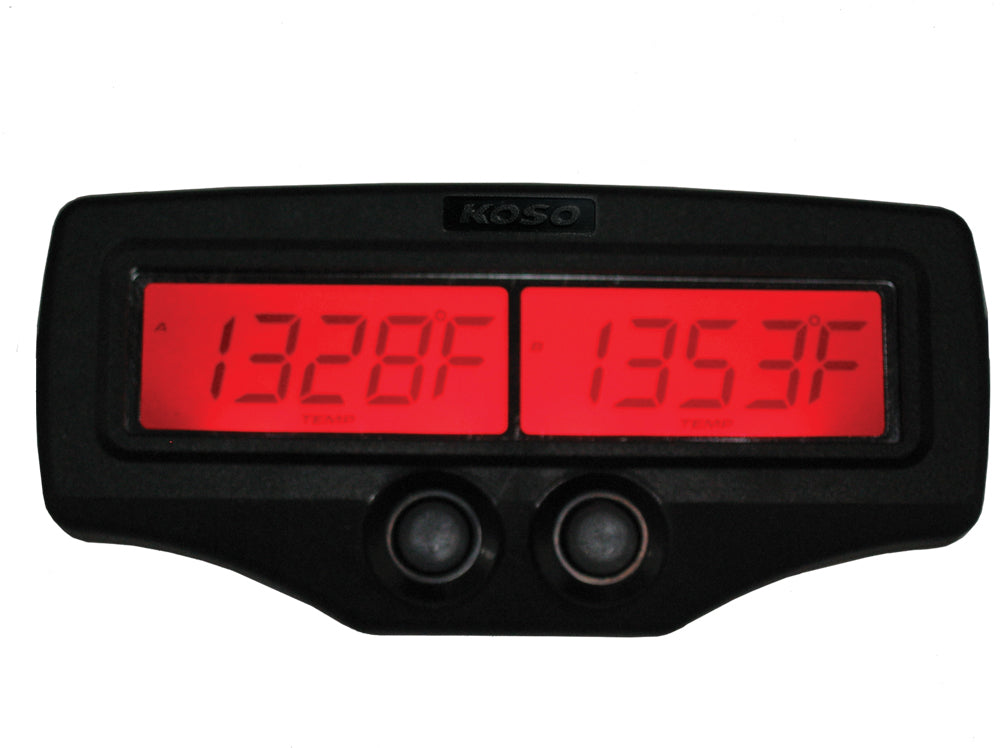 KOSO Dual EGT Gauge Fast Response (BA006000-X)