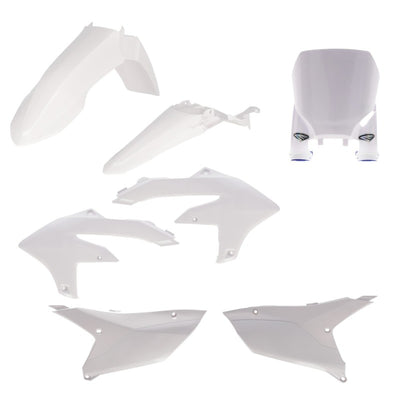 Cycra Replica Body Kit 5 Pc. White — Fits 2023-2025 Yamaha YZ250F YZ450F YZ250FX YZ450FX