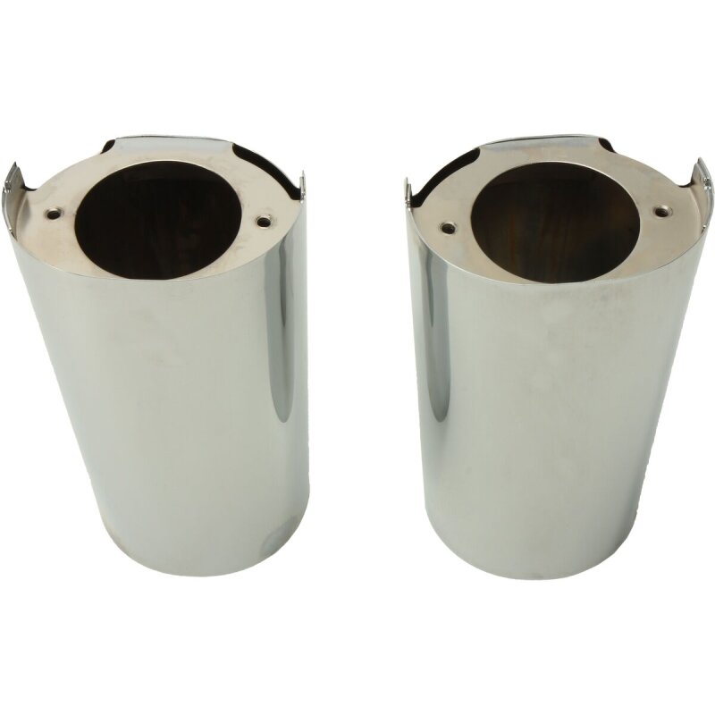 Bikers Choice Chrome Fork Tube Covers — Fits 2014-2021 Harley-Davidson Touring