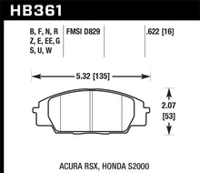 Cargar imagen en el visor de la galería, Hawk 06+ Civic Si Performance Ceramic Street Front Brake Pads