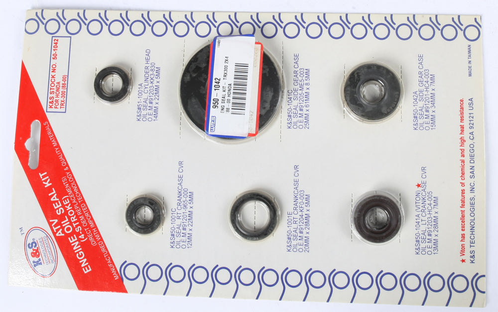 K&S Engine OIL Seal KIT (50-1042)