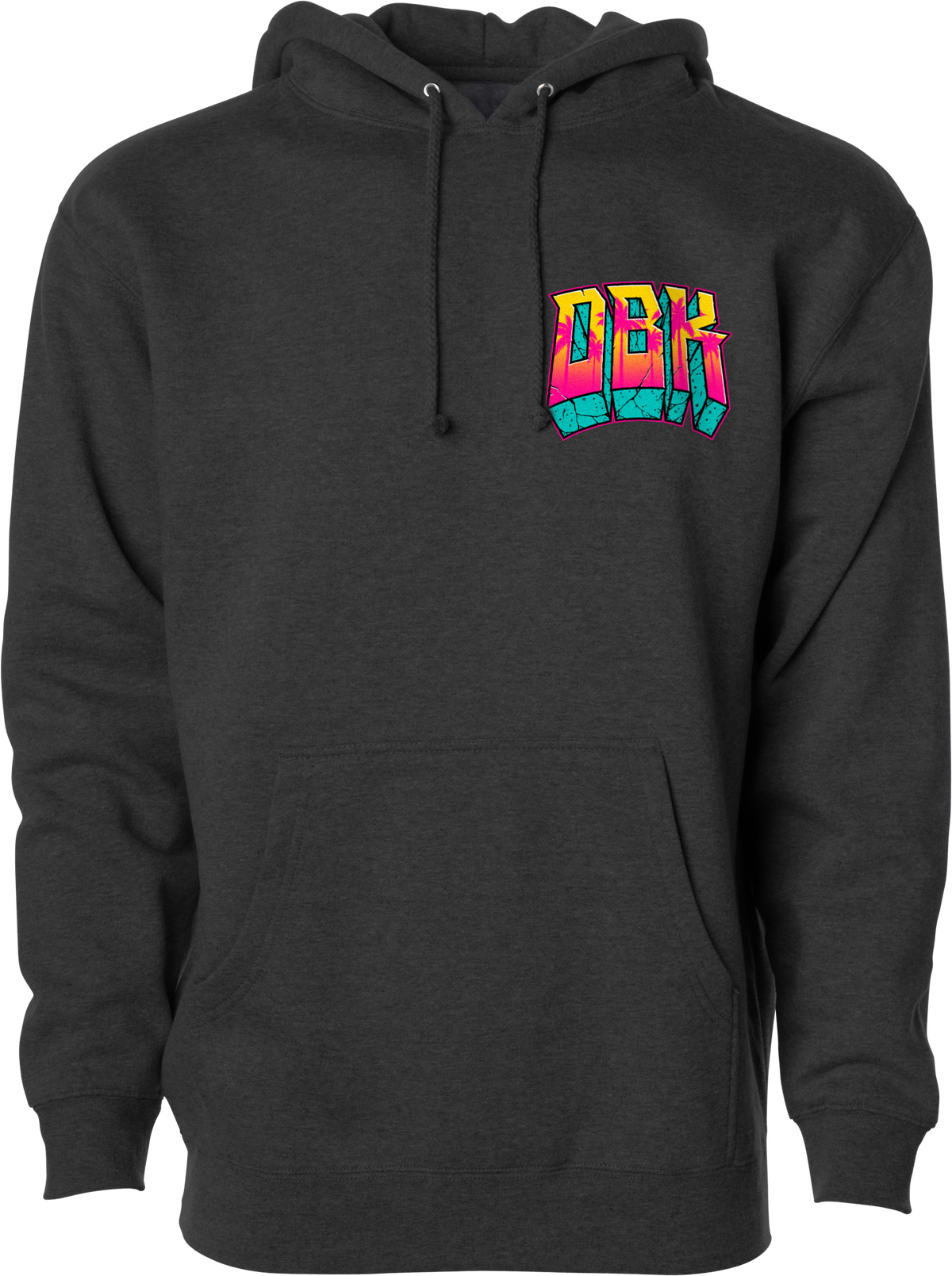 DBK Block X Block Hoodie Charcoal Heather 2X (AH-BLOCKXBLOC-CH-2X)