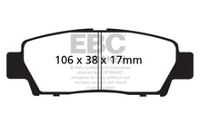 Cargar imagen en el visor de la galería, EBC 95-96 Toyota Avalon 3.0 Greenstuff Rear Brake Pads