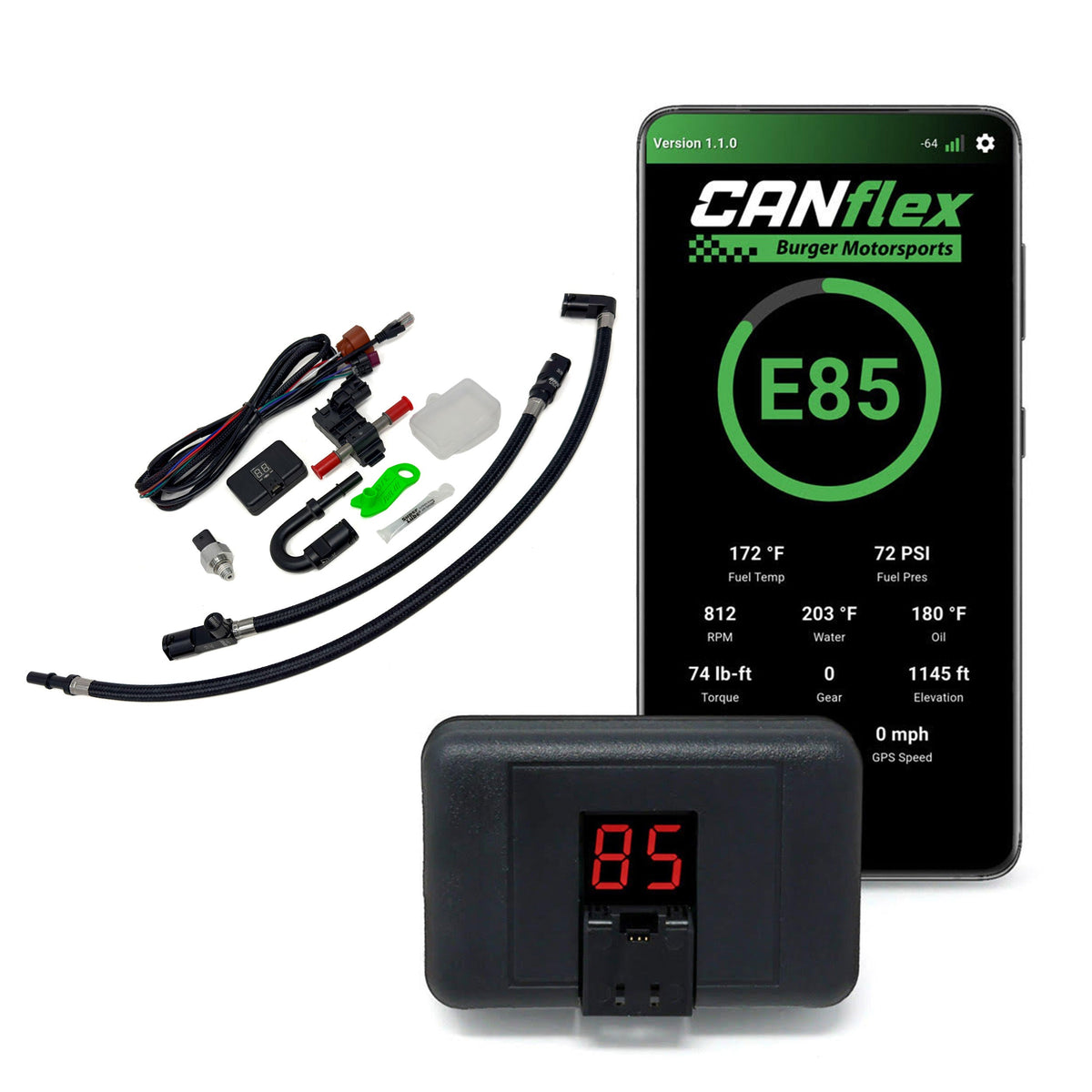 CANFlex Flex Fuel Ethanol Content Sensor for E85 Fuel Monitoring 2025+ RAM 1500 3.0L Hurricane - view 3