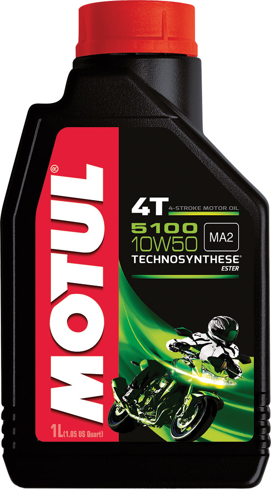 Motul 5100 Ester/SYN Engine OIL 10W50 1L 12/Case (104074)