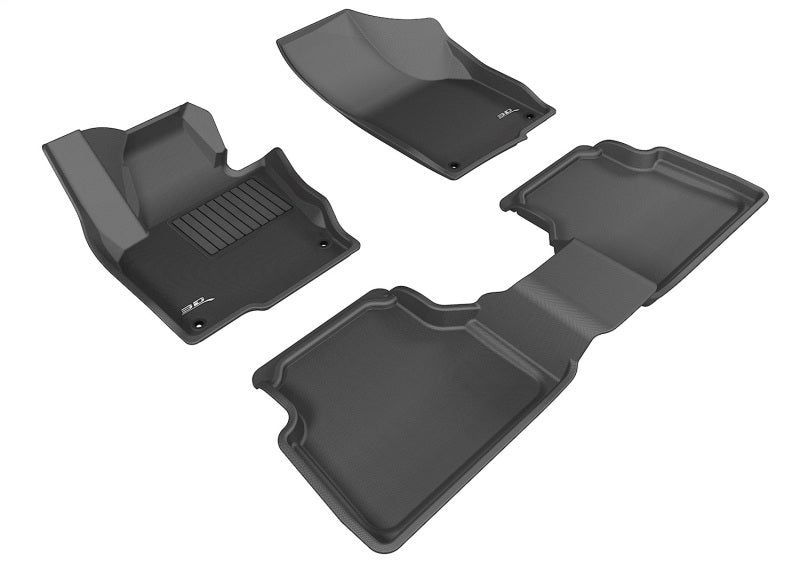 3D MAXpider 09-19 Volkswagen Tiguan / Tiguan Limited Kagu Black Full Set