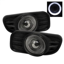 Cargar imagen en el visor de la galería, Faros antiniebla con proyector Halo Spyder Jeep Grand Cherokee 99-04 con interruptor, color ahumado FL-P-JGC99-HL-SM