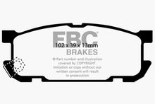 Cargar imagen en el visor de la galería, EBC 01-03 Mazda Miata MX5 1.8 (Sports Suspension) Greenstuff Rear Brake Pads