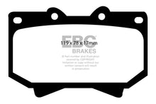 Cargar imagen en el visor de la galería, EBC 98-07 Lexus LX470 4.7 Greenstuff Front Brake Pads