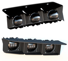 Cargar imagen en el visor de la galería, Kit de luces antiniebla LED triples ORACLE Lighting 21-22 Ford Bronco para parachoques de acero - Blanco VER GARANTÍA