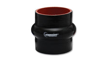 Cargar imagen en el visor de la galería, Vibrant 4 Ply Reinforced Silicone Hump Hose Connector - 1.5in I.D. x 3in long (BLACK)