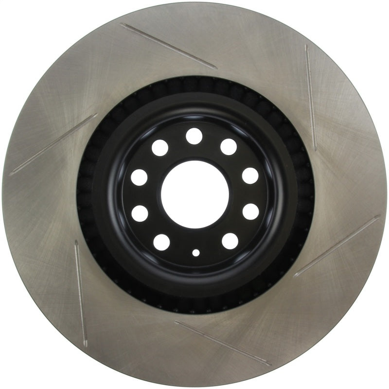 StopTech Power Slot Front Right Slotted Rotor — Fits 09 VW CC, 06-09 Passat, 12-13 Golf R