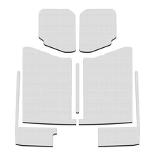 Cargar imagen en el visor de la galería, DEI 20-22 Jeep Gladiator JT Kit completo de alfombrillas para el techo de 4 puertas - 7 piezas - Blanco