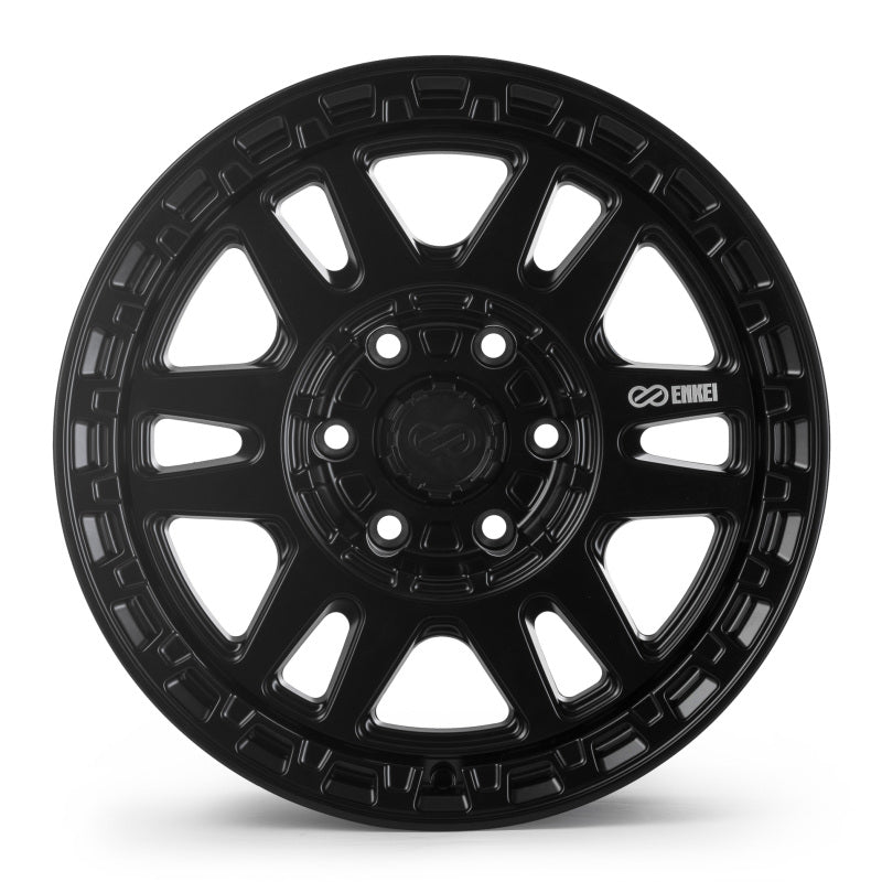 Enkei Trail-Tracker 17x8.5 / 6x139.7 BP / ET20 / 106.1mm Bore - Matte Black Wheel