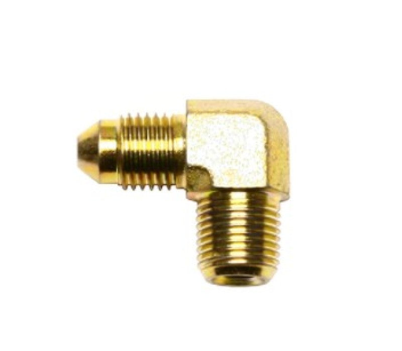 Wilwood Inlet Fitting -1/8-27 NPT to -3 AN (90 Degree)