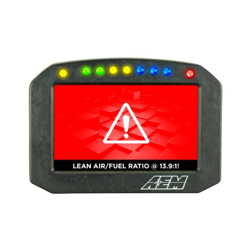 AEM CD-5G Carbon Flush Digital Dash w/ Internal GPS — AEM Gauges