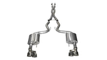 Cargar imagen en el visor de la galería, Corsa 15-16 Ford Mustang GT 5.0 3in Cat Back Exhaust Polish Quad Tips (Xtreme)