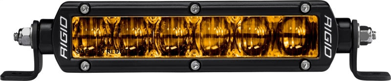 Luces antiniebla SAE/Pro Dot de la serie SR de 6 pulgadas de Rigid Industries (par), color amarillo selectivo
