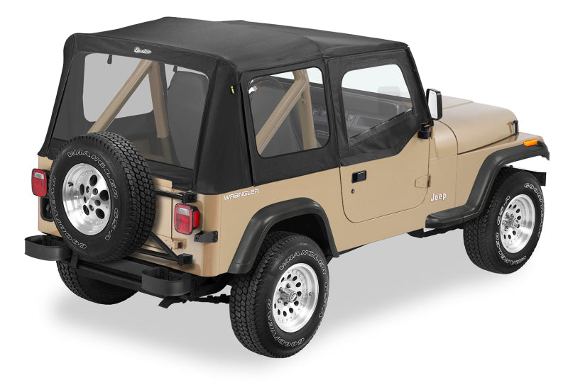 Bestop Replace-A-Top Soft Top Fabric and Windows — Fits OEM Hardware