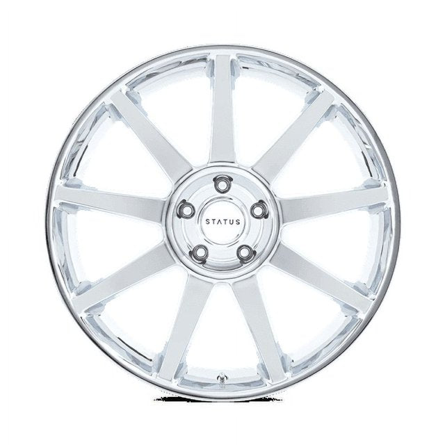 Llantas Status ST002 22X9.5 5X5.0 CROMADAS 30MM