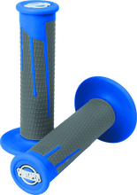 Cargar imagen en el visor de la galería, ProTaper Full Diamond Clamp-On Grips - Blue/Dark Gray