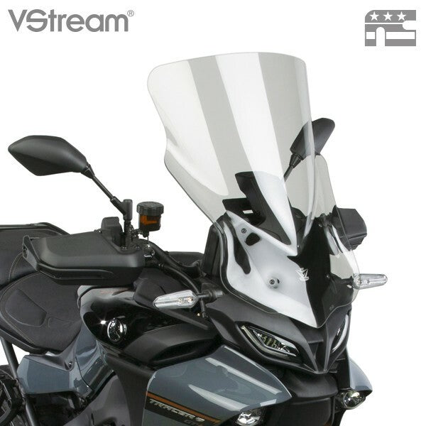 National Cycle 22-24 Yamaha Tracer 9 GT - Vstream Mid Windshield - Light Tint
