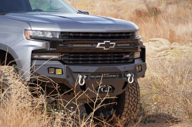 DV8 Offroad SPEC Series Front Bumper — Fits 2019-2021 Chevrolet Silverado 1500
