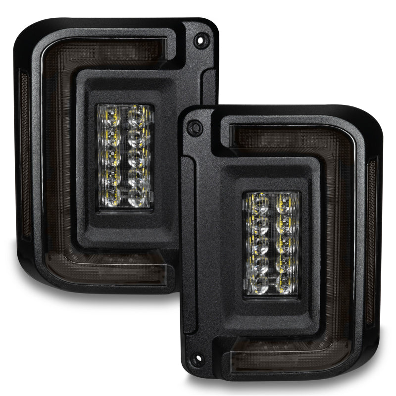 Luces traseras LED empotradas para Jeep Wrangler JK Oracle 07-17 - Tintadas VER GARANTÍA