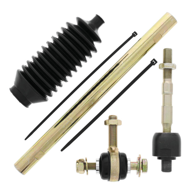 QuadBoss 13-18 Can-Am Maverick 1000R Steering Rack Tie Rod Assembly Kit - Right Inner and Outer