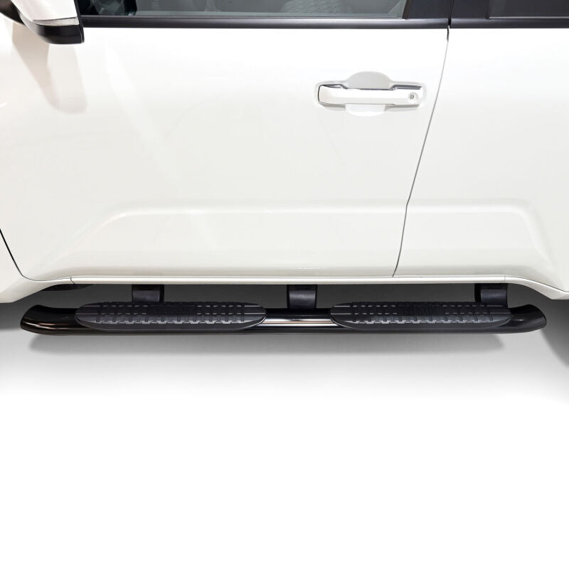 Westin 25-26 Toyota 4Runner PRO TRAXX 4 Oval Nerf Step Bars - Semi-Gloss Black