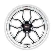 Cargar imagen en el visor de la galería, Weld Racing 17x10 Laguna Drag Wheel 5x127 ET38 BS7.00 Gloss BLK MIL DIA 71.5