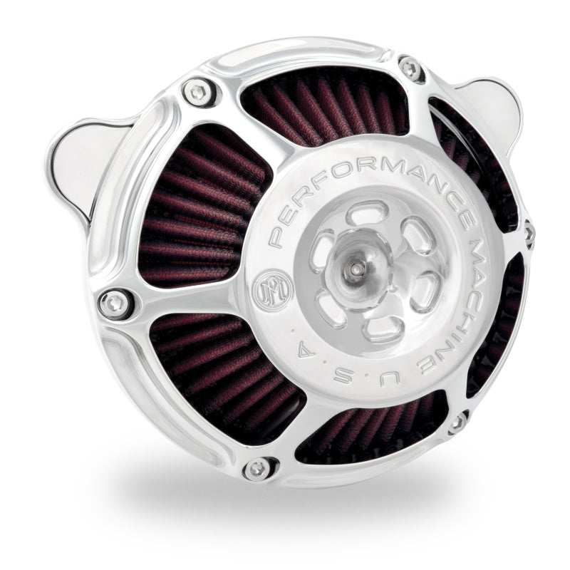 Performance Machine Max HP Air Cleaner - Chrome — Fits Harley-Davidson