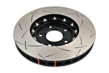 Cargar imagen en el visor de la galería, DBA 03-05 Evo 8/9 Front Slotted 5000 Series 2 Piece Rotor Assembled w/ Black Hat