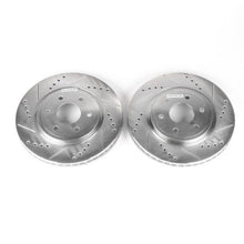 Cargar imagen en el visor de la galería, Power Stop 05-19 Nissan Frontier Front Evolution Drilled &amp; Slotted Rotors - Pair