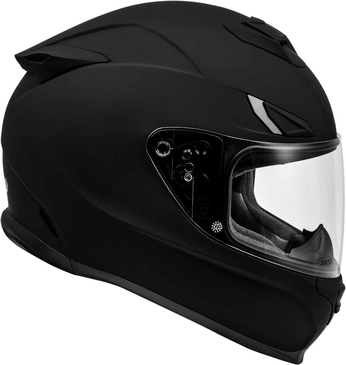 Fly Racing Sentinel Solid Helmet Matte Black LG (73-8425L)