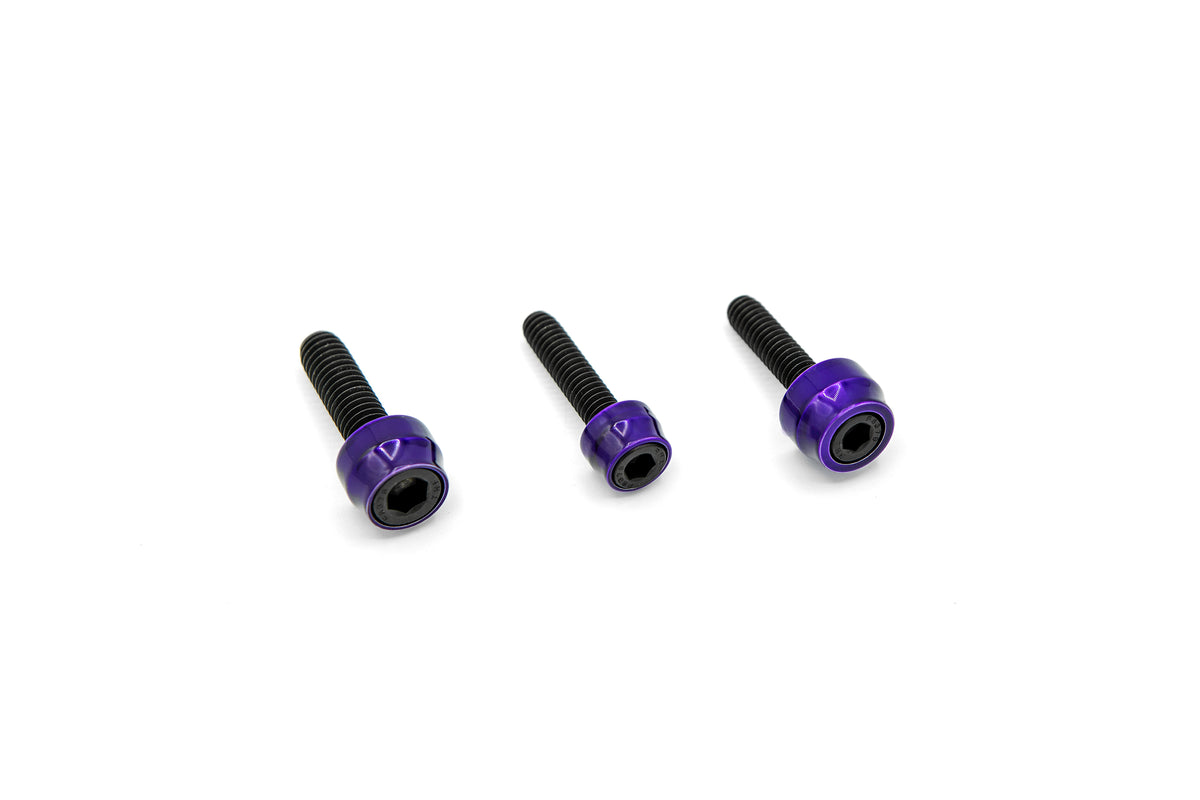 Santoro Fabworx CHACHO'S Bolt KIT Purple M8 ENG Trans Prim BLK (SF10025B)