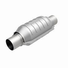 Cargar imagen en el visor de la galería, MagnaFlow Conv Univ 2.25in Inlet/Outlet Center/Center Round 9in Body L x 5.125in W x 13in Overall L