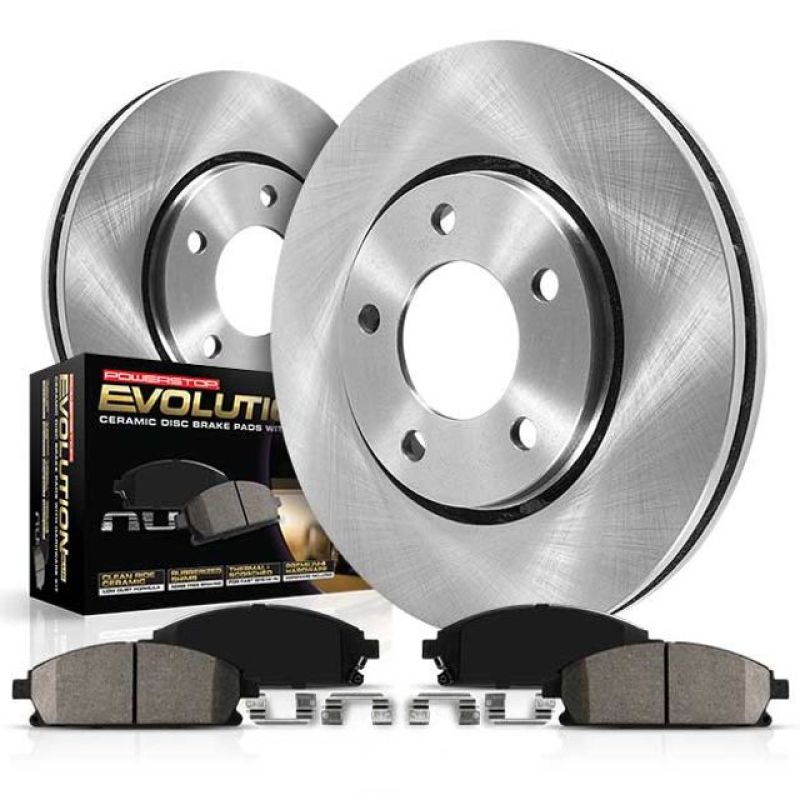 Power Stop Z17 Autospecialty Front Brake Kit — Fits 2015-2020 Dodge Charger/Challenger