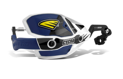 Cycra CRM Ultra Hand Guards 1-1/8 in. Clamp w/White Shields/Husky Blue Covers