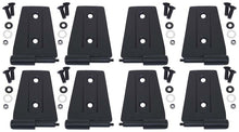 Cargar imagen en el visor de la galería, Kentrol 07-18 Jeep Wrangler JK Door Hinge Set 8 Pieces 4 Door - Textured Black