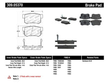 Cargar imagen en el visor de la galería, StopTech Performance 00-09 Honda S2000 / 92-07 Accord / 04-10 Acura TSX / 02-06 RSX Rear Brake Pads