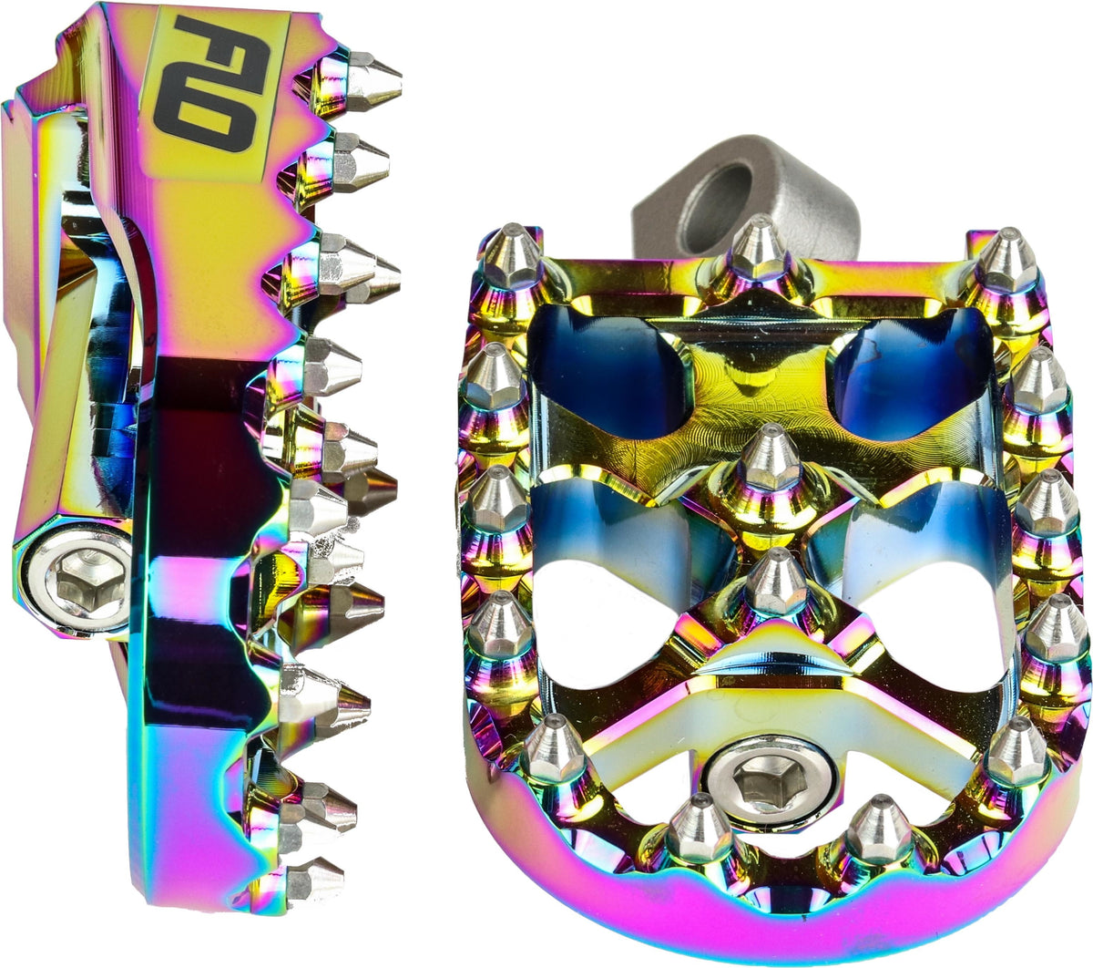 FLO Motorsports Moto Style Footpeg SET JET Fuel 2"X3.125" (FPEG-800JET)